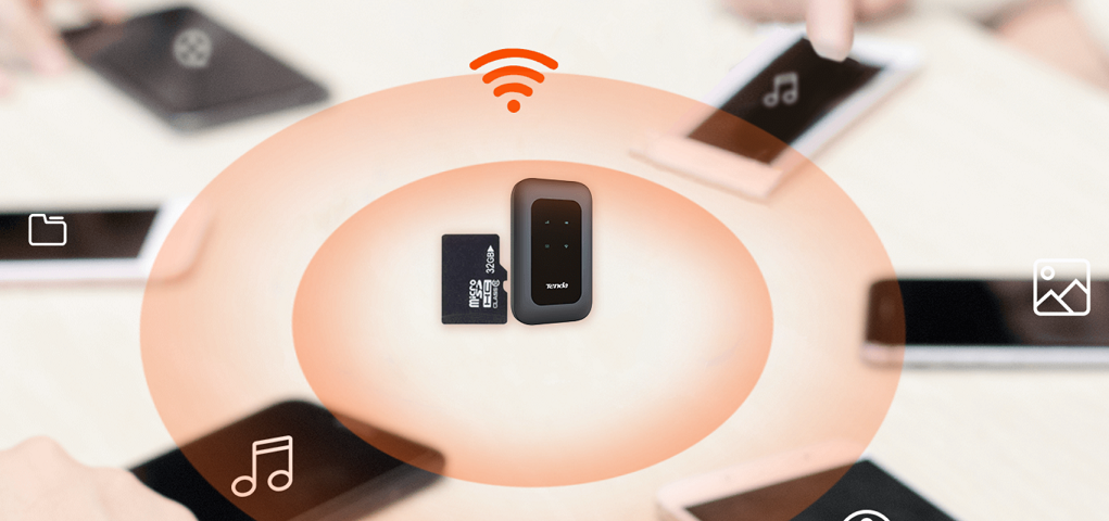 Router Tenda 4G180 - karta Micro SD